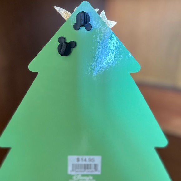 Disney DSF Christmas Tree Collection Tinker Bell Pin & Tree Background Card LE - Picture 2 of 2